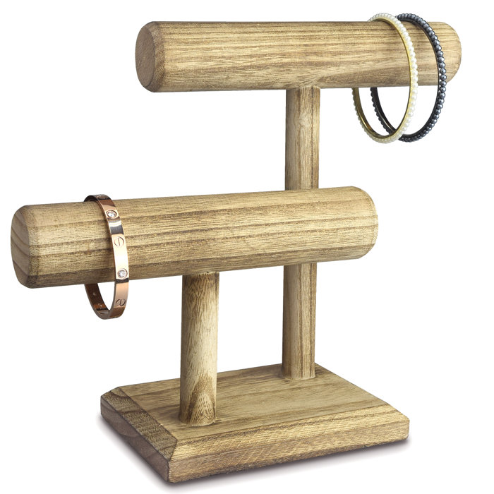 Loon Peak® Wooden T Bar Jewelry Stand & Reviews Wayfair